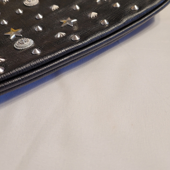 Forever21 Studded Clutch/Wristlet - Black - Picture 4 of 8